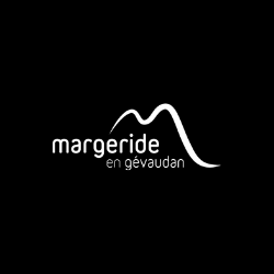 Logo de Margeride en Gévaudan, partenaire de l'Atelier de la Terre Ronde, engagé dans la promotion du patrimoine local.